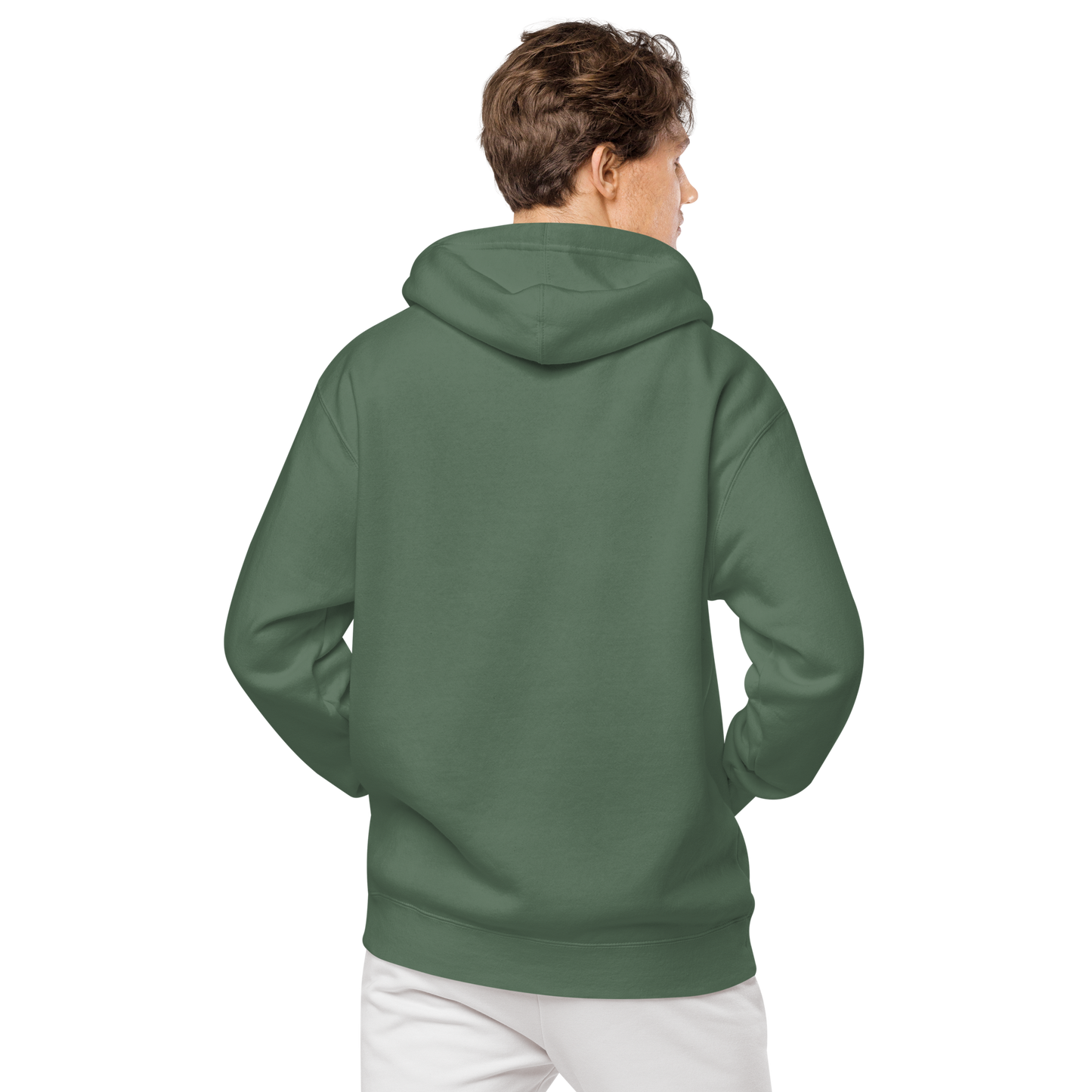 Unisex pigment-dyed hoodie