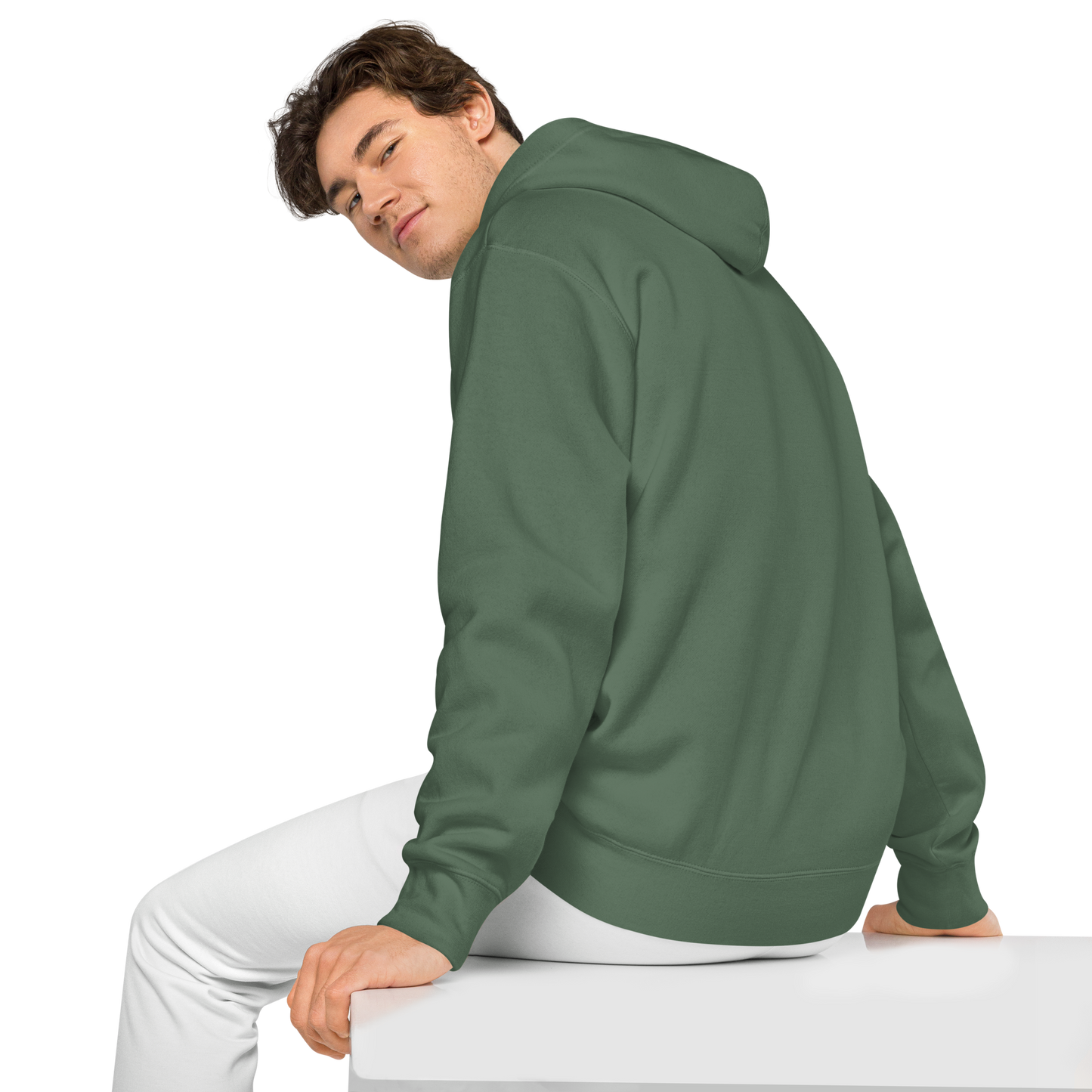 Unisex pigment-dyed hoodie